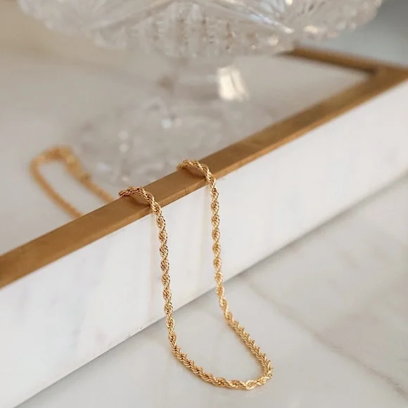 Hamptons Rope Chain | 18k Gold Filled - Picture 1 of 7